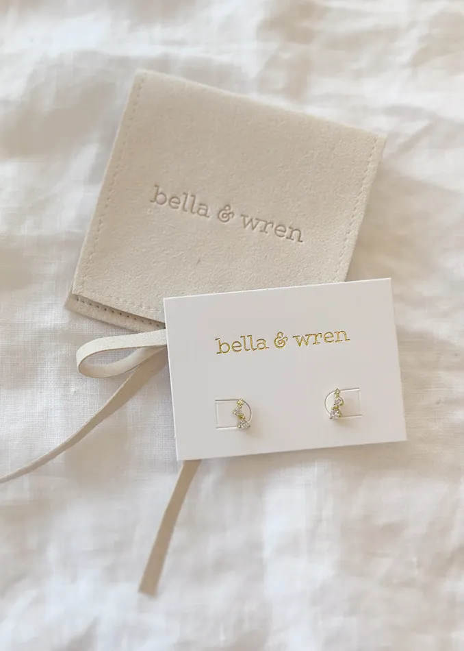 Cascade Stud Bella Wren Jewelry Earrings
