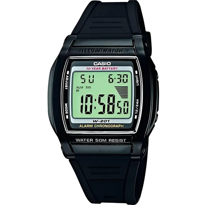 Casio Watches Casio Mens Watch Quartz Digital Dial Black Resin Case Strap W2011A Casio Watches Casio Mens Watch Quartz Digital Dial Black Resin Case Strap W2011A
