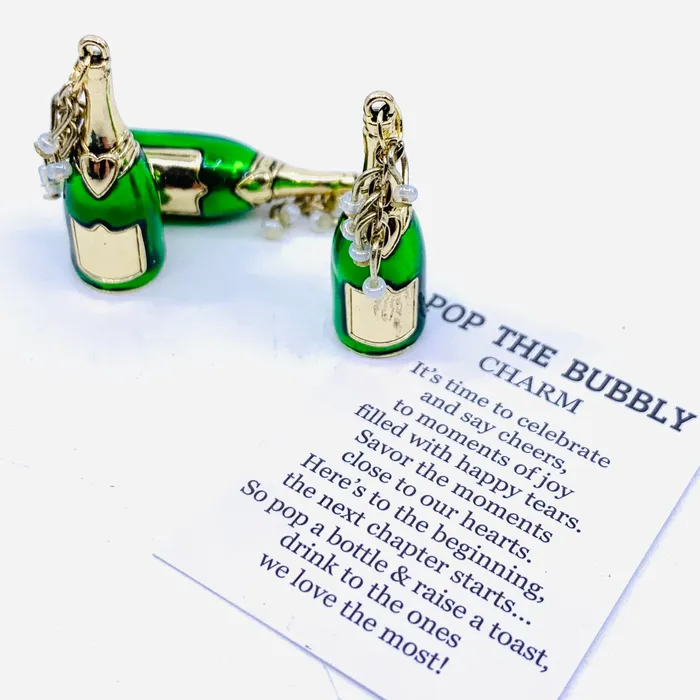 Charm Necklaces Pop The Bubbly Pocket Charm GANZ