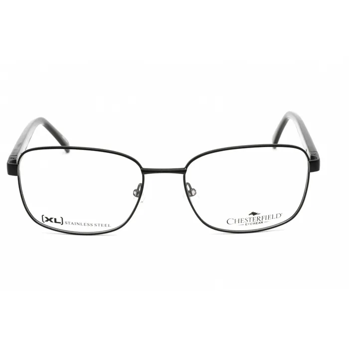 Chesterfield Mens Eyeglasses Matte Black Stainless Steel Square CH 91XL 0003 00 Chesterfield Bracelets