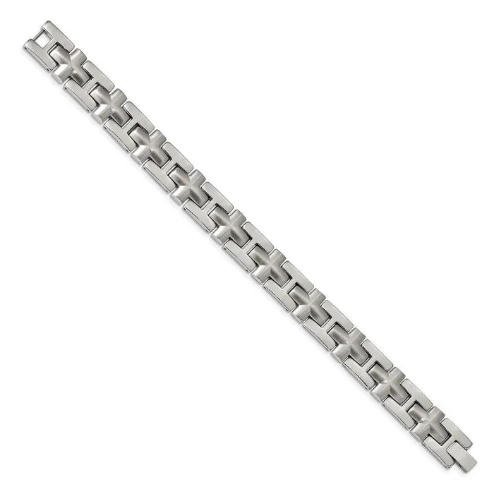 Chisel Bracelets Stainless Steel Brushed Polished 85in Bracelet Chisel Bracelets Stainless Steel Brushed Polished 85in Bracelet