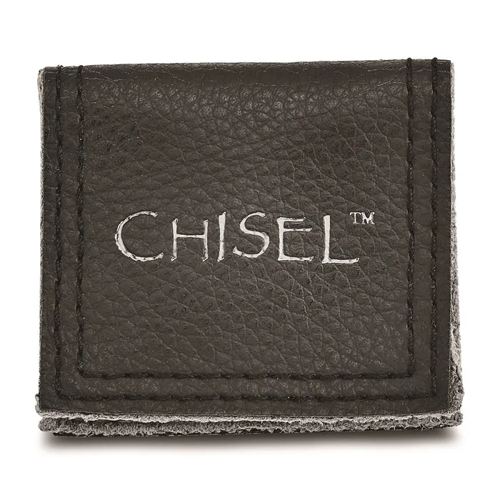 Chisel Rings Titanium Black TI Hammered Ridged Edge 7mm Brushed Band TB286 Chisel Rings Titanium Black TI Hammered Ridged Edge 7mm Brushed Band TB286