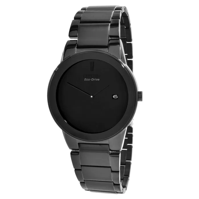 Citizen Bracelets Citizen AU106558E Mens Axiom EcoDrive Black Ion Plated Steel Bracelet Watch Citizen Bracelets Citizen AU106558E Mens Axiom EcoDrive Black Ion Plated Steel Bracelet Watch
