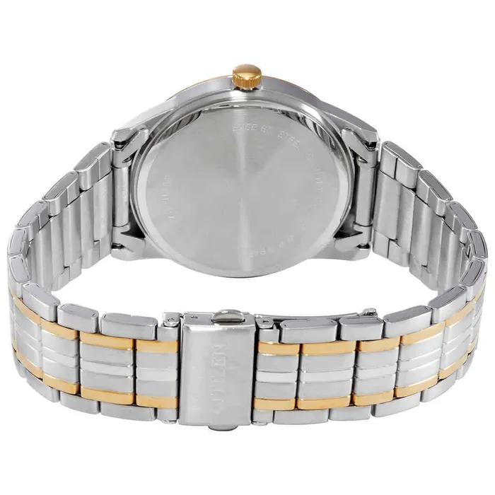 Citizen Mens Quartz Watch Gold Tone Bezel Two Tone Bracelet BI500451A Citizen Bracelets Citizen Mens Quartz Watch Gold Tone Bezel Two Tone Bracelet BI500451A Citizen Bracelets