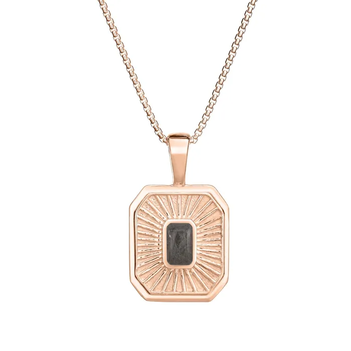 closebymejewelry Necklaces Tessa Cremation Necklace in 14K Rose Gold