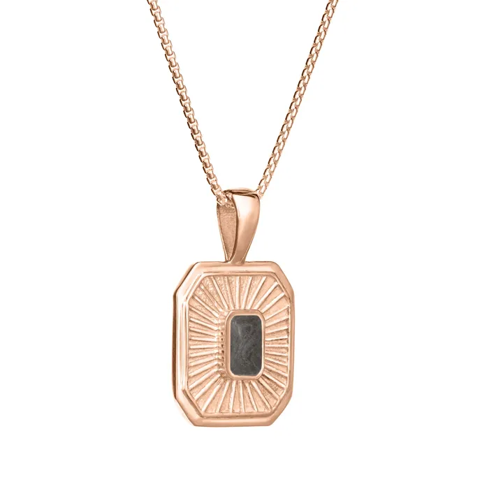 closebymejewelry Necklaces Tessa Cremation Necklace in 14K Rose Gold