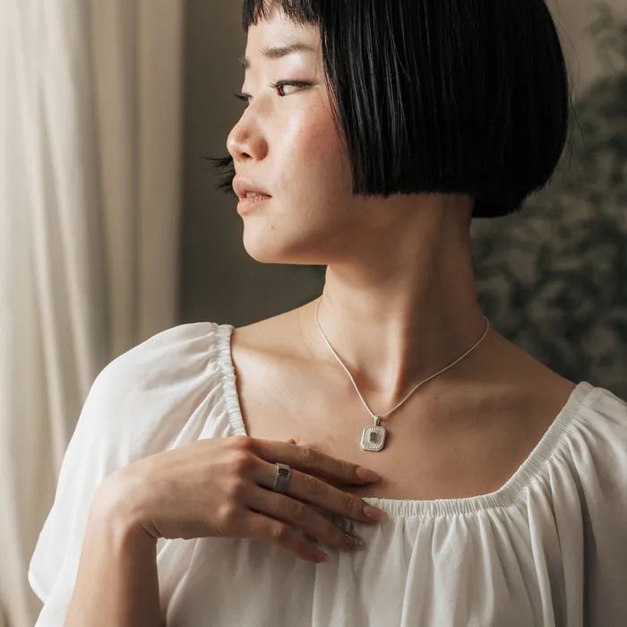 closebymejewelry Necklaces Tessa Cremation Necklace in 14K Rose Gold