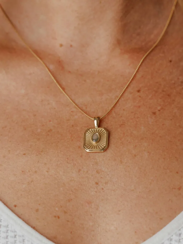closebymejewelry Necklaces Tessa Cremation Necklace in 14K Rose Gold