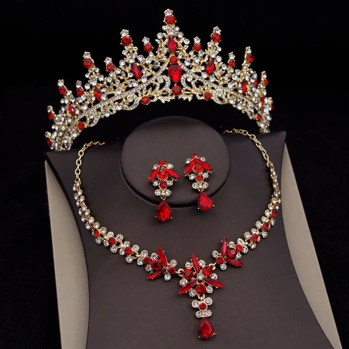 CM Womens Fashion Elegant Royal Queen Bridal Tiara Crown Earrings Necklace Jewelry Sets Divine Inspiration Styles Necklaces CM Womens Fashion Elegant Royal Queen Bridal Tiara Crown Earrings Necklace Jewelry Sets Divine Inspiration Styles Necklaces