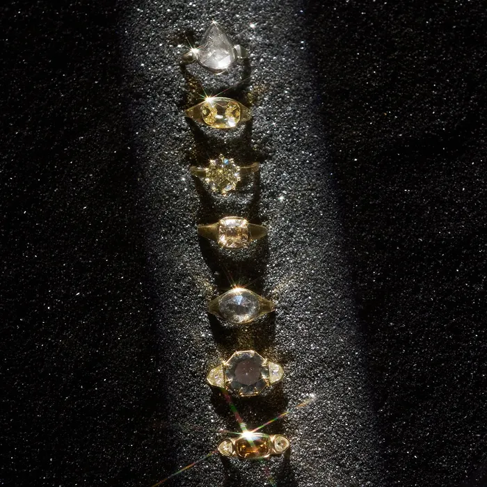 Cognac Radiance Diamond Ring Lauren Wolf Jewelry Rings