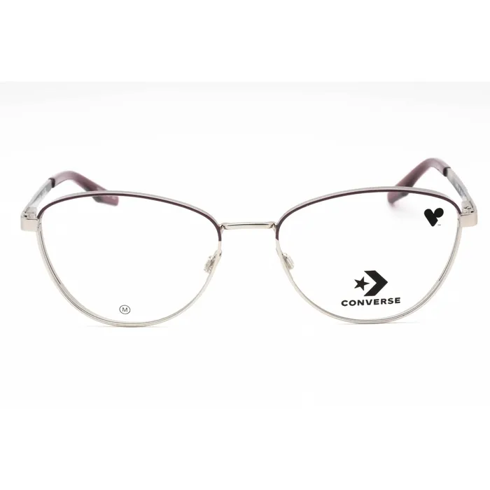 Converse Womens Eyeglasses Satin SilverDahlia Metal Cat Eye Frame CV1014 045 Converse Earrings