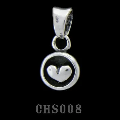 DCJ Charm Necklaces Tear Drop Heart Charm