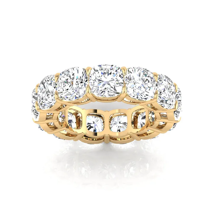 deBebians Cushion Cut Lab Grown Diamond Eternity Band 975cttw Rings