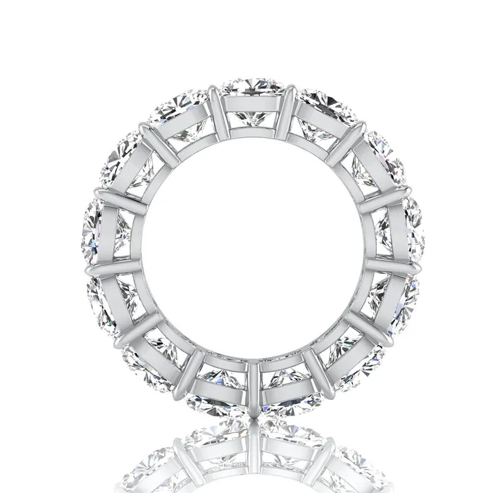 deBebians Cushion Cut Lab Grown Diamond Eternity Band 975cttw Rings