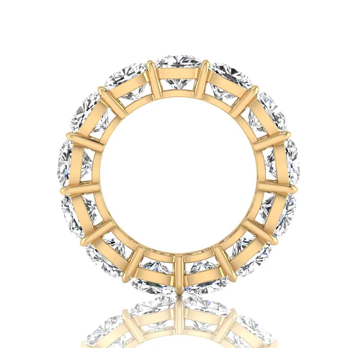 deBebians Cushion Cut Lab Grown Diamond Eternity Band 975cttw Rings