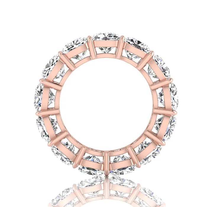 deBebians Cushion Cut Lab Grown Diamond Eternity Band 975cttw Rings