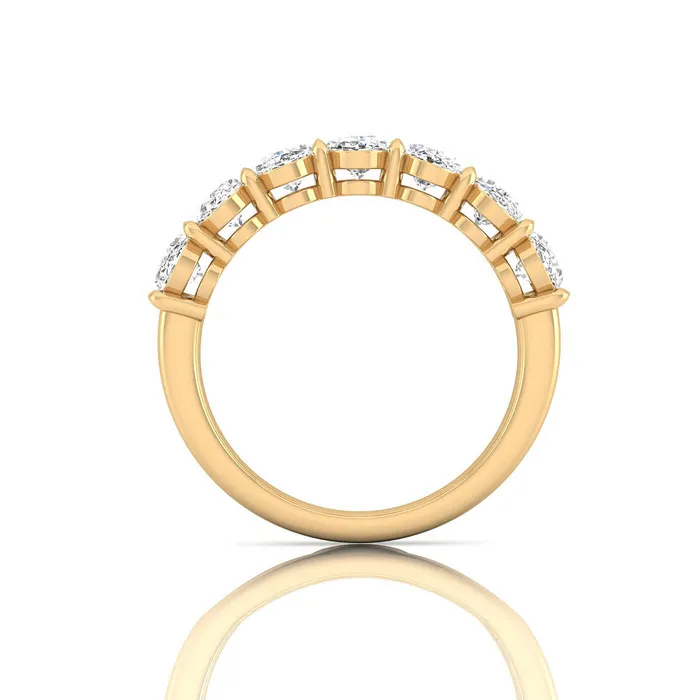 deBebians Oval Lab Grown Diamond Seven Stone Ring 210cttw Rings