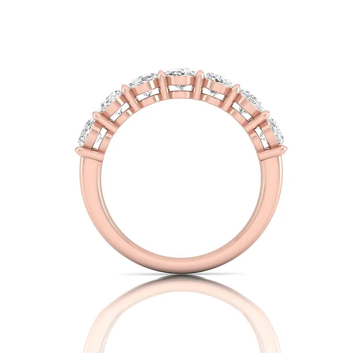 deBebians Oval Lab Grown Diamond Seven Stone Ring 210cttw Rings