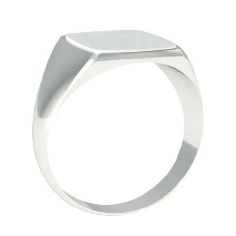 deBebians Rings Step Edge Square Signet Ring 15mm x 13mm deBebians Rings Step Edge Square Signet Ring 15mm x 13mm