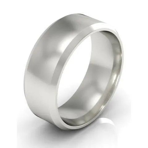 deBebians Rings Traditional Wedding Band in 18k 7mm