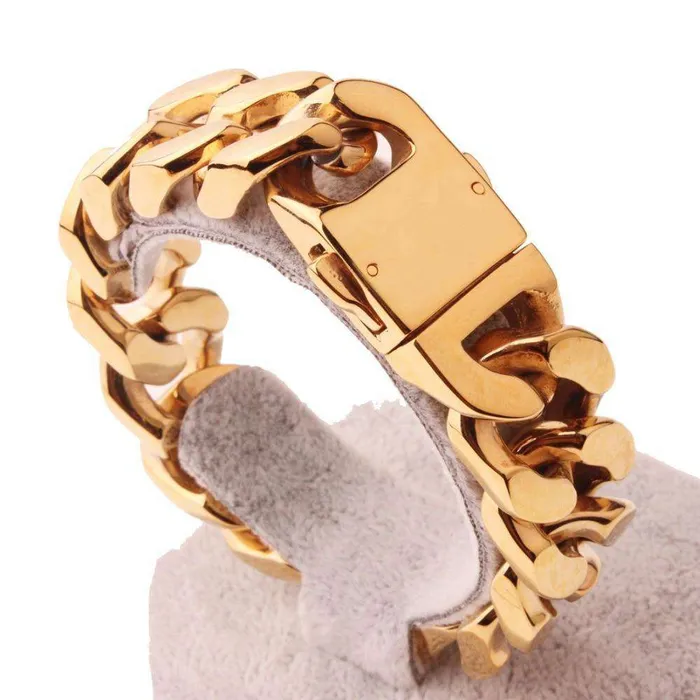 Deck Ya Wrists Thick Cuban Bracelet Hip Hop Fresh Jewelry Bracelets