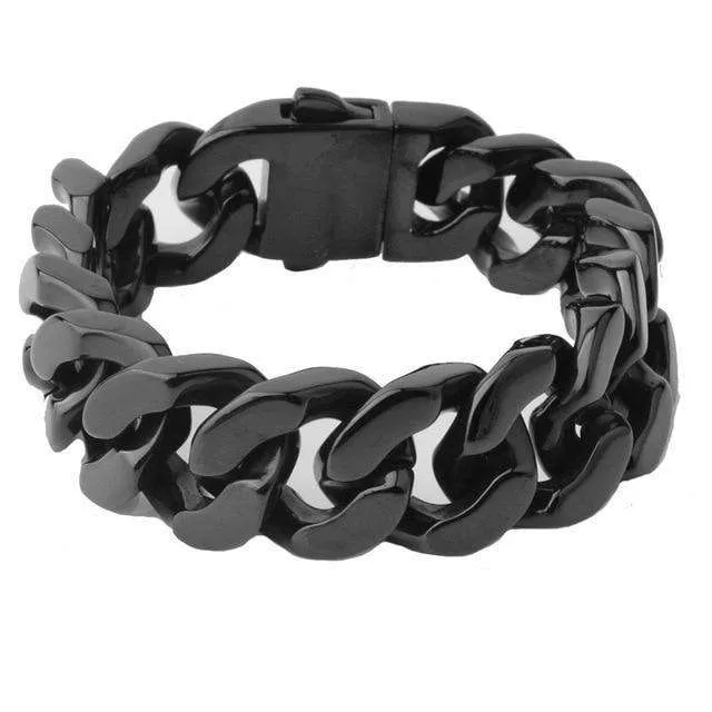 Deck Ya Wrists Thick Cuban Bracelet Hip Hop Fresh Jewelry Bracelets