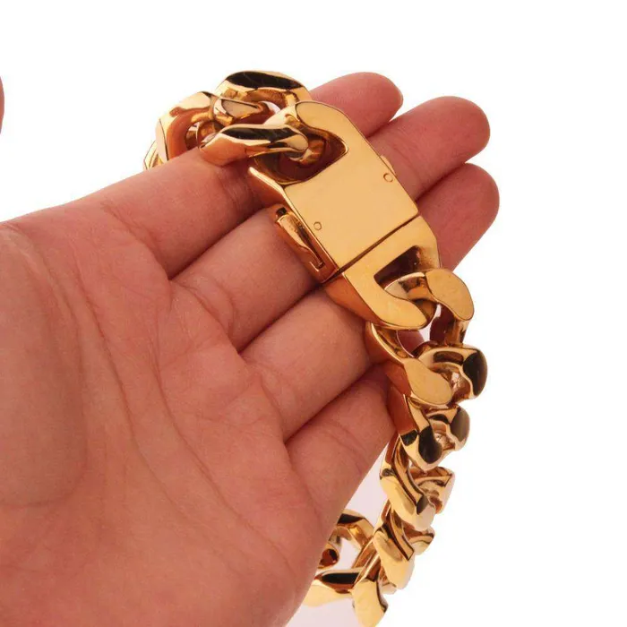 Deck Ya Wrists Thick Cuban Bracelet Hip Hop Fresh Jewelry Bracelets