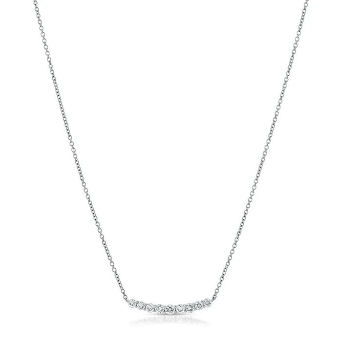 DELILAH CRESCENT DIAMOND NECKLACE anitako Necklaces