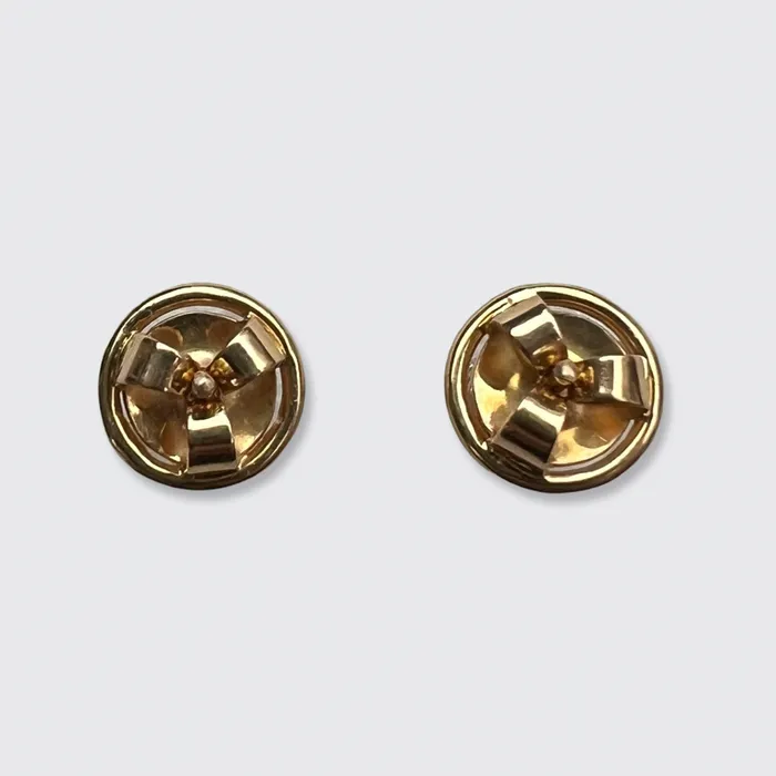 Earrings 140 ct Old EuropeanCut Diamond Stud Earrings 21stfinds