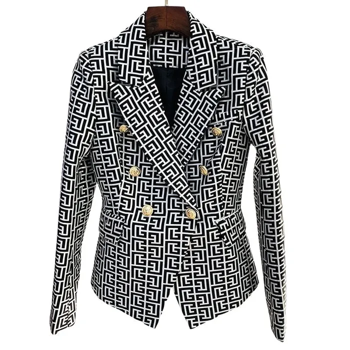 Earrings Divine Inspiration Styles HIGHSTREET Womens Elegant Stylish Fashion Geometric Design Office Business Casual Professional Style Gold Blazer Jacket
