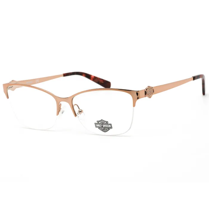 Earrings Harley Davidson Harley Davidson Womens Eyeglasses Clear Demo Lens Shiny Rose Gold HD0556 028 Earrings Harley Davidson Harley Davidson Womens Eyeglasses Clear Demo Lens Shiny Rose Gold HD0556 028