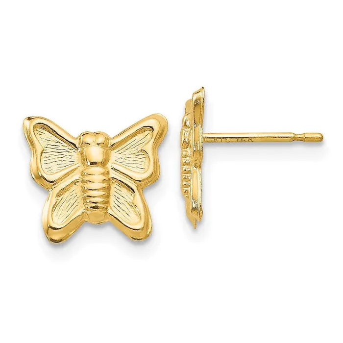 Earrings Jewelry Madi K Kids 14k Butterfly Post Earrings