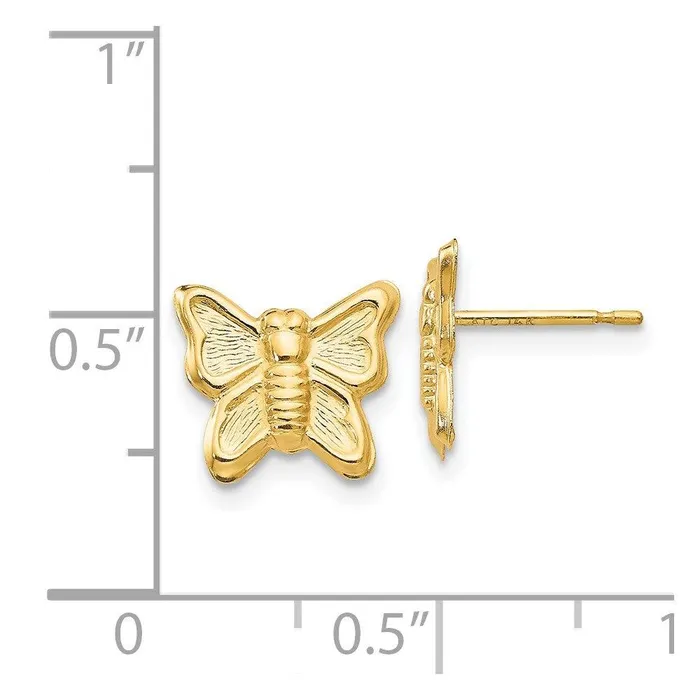 Earrings Jewelry Madi K Kids 14k Butterfly Post Earrings Earrings Jewelry Madi K Kids 14k Butterfly Post Earrings