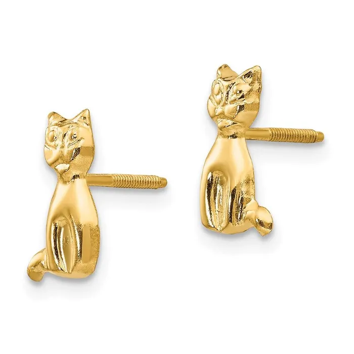Earrings Jewelry Madi K Kids 14k Cat Earrings Earrings Jewelry Madi K Kids 14k Cat Earrings