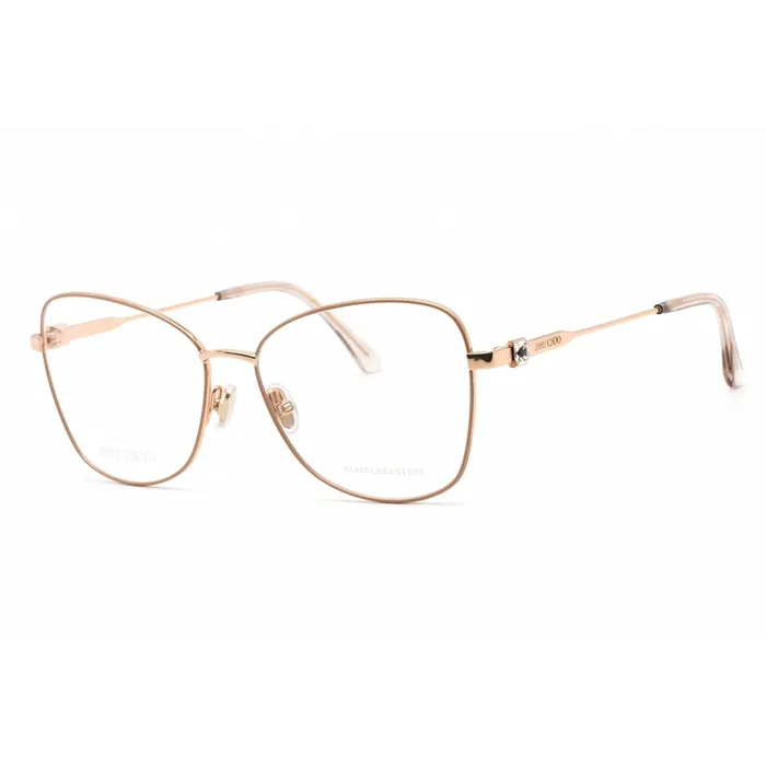 Earrings Jimmy Choo Jimmy Choo Womens Eyeglasses Full Rim Butterfly GoldNude Frame JC304 0PY3 00 Earrings Jimmy Choo Jimmy Choo Womens Eyeglasses Full Rim Butterfly GoldNude Frame JC304 0PY3 00