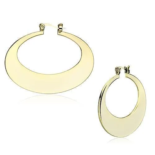 Earrings LO2737 Gold Iron Earrings with No Stone in No Stone Alamode
