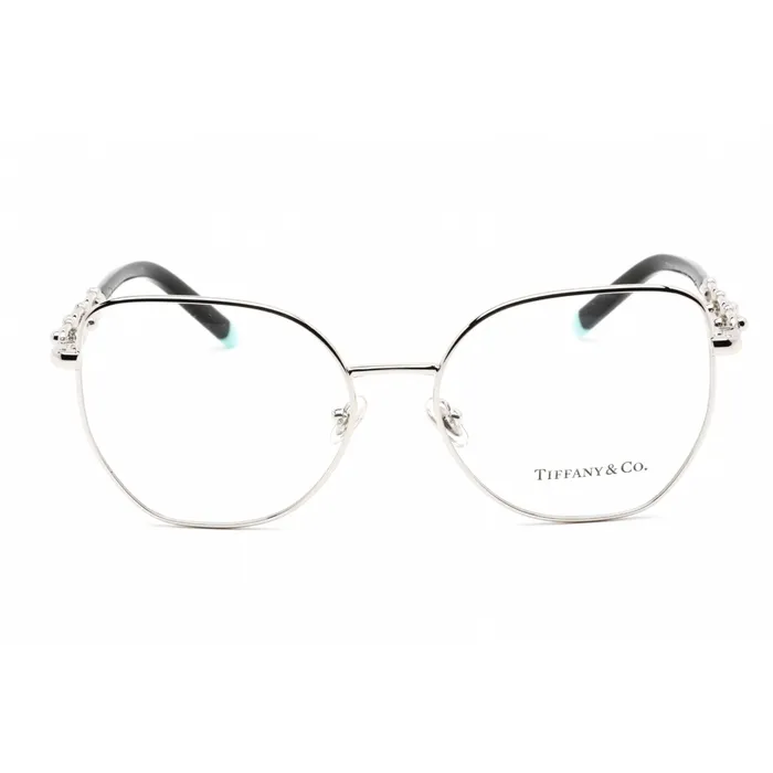 Earrings Tiffany Womens Eyeglasses Clear Demo Lens Silver Metal Cat Eye Frame 0TF1147 6001 Tiffany