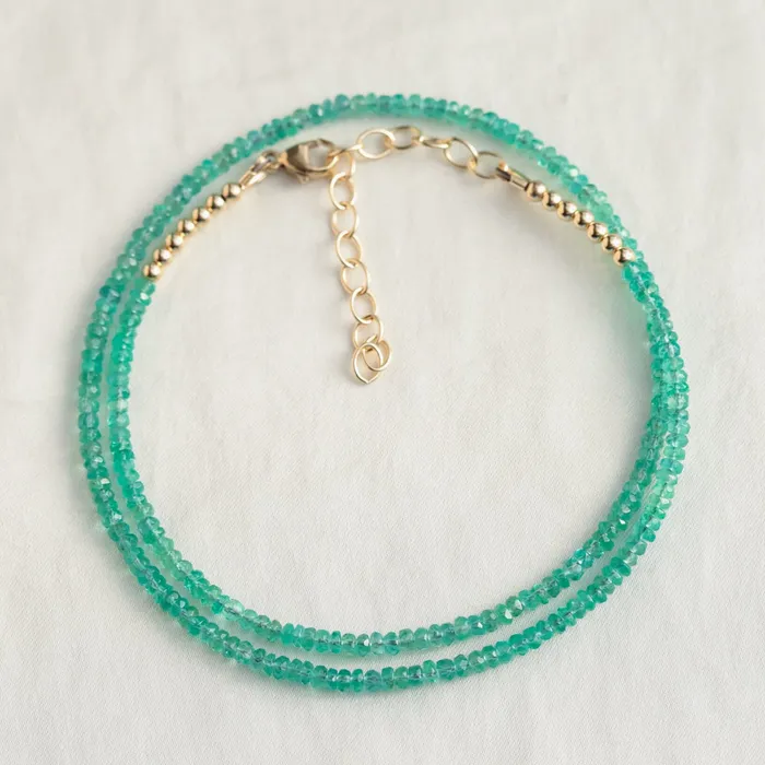 Earthly Abundance Jewelry Necklaces Zambian Emerald Necklace