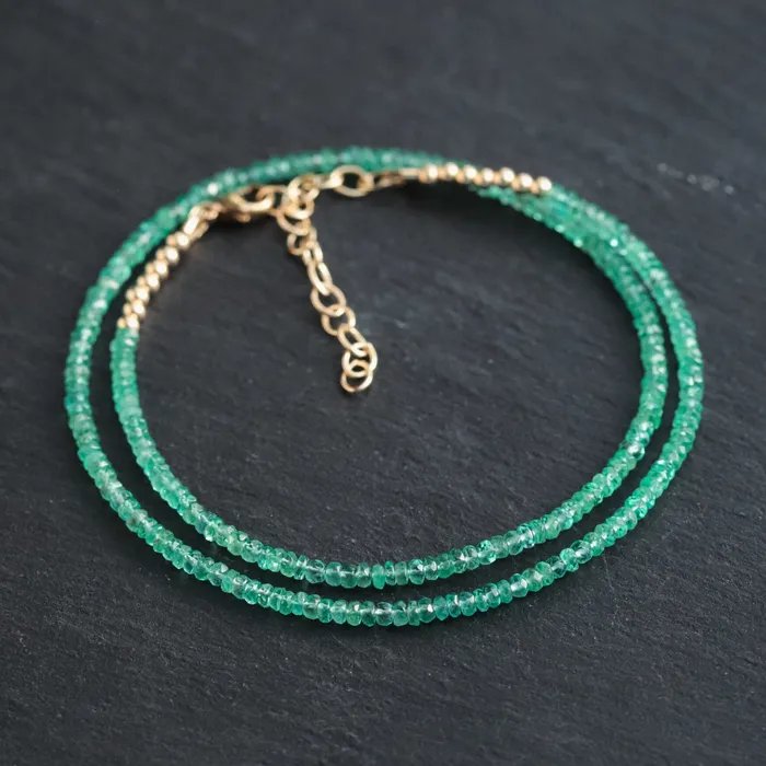 Earthly Abundance Jewelry Necklaces Zambian Emerald Necklace