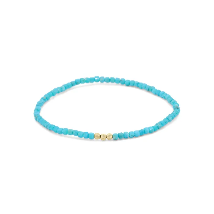 Earthly Abundance Turquoise beaded bracelet Bracelets
