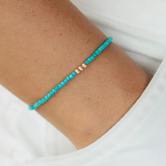 Earthly Abundance Turquoise beaded bracelet Bracelets