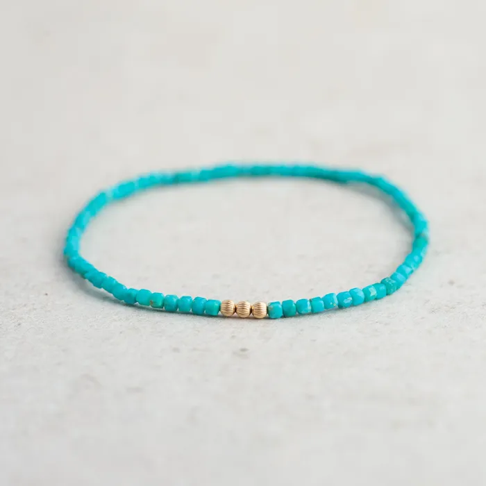 Earthly Abundance Turquoise beaded bracelet Bracelets