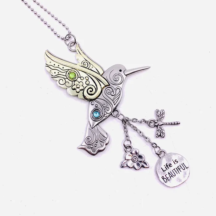 GANZ Hummingbird Car Charm Charm Necklaces