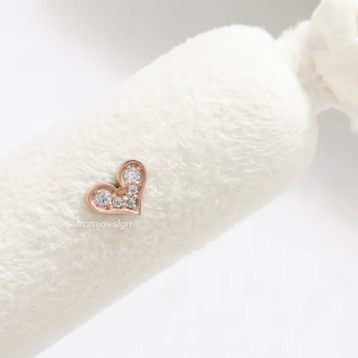 Genuine Diamond Heart Piercing from J Shop Necklaces Genuine Diamond Heart Piercing from J Shop Necklaces