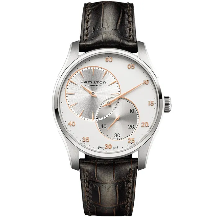 Hamilton Mens Watch Jazzmaster Automatic Silver Tone Dial Brown Strap H42615553 Hamilton Rings Hamilton Mens Watch Jazzmaster Automatic Silver Tone Dial Brown Strap H42615553 Hamilton Rings