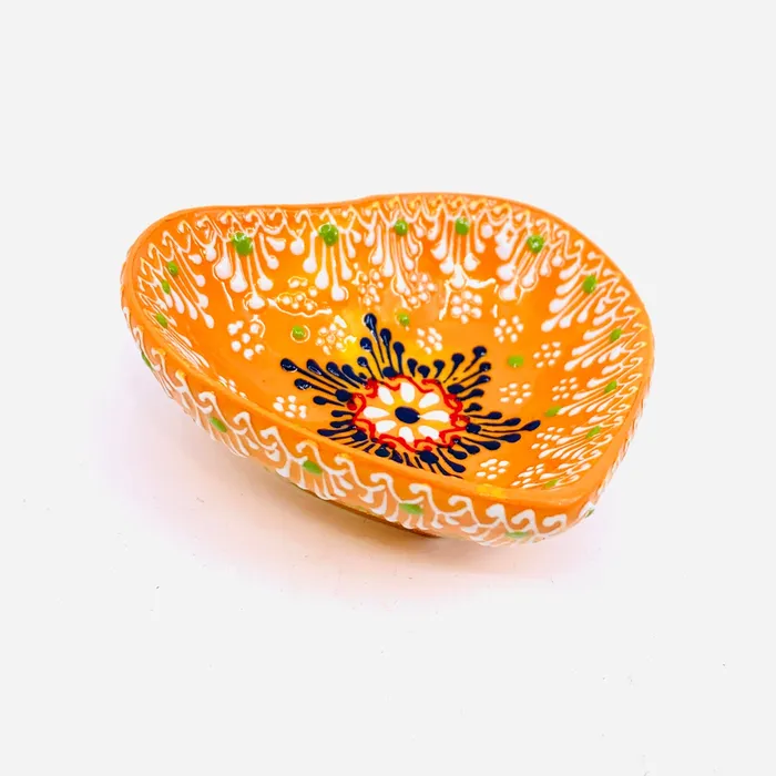 Heart Design Handmade Turkish Bowl 26 Natto USA Necklaces