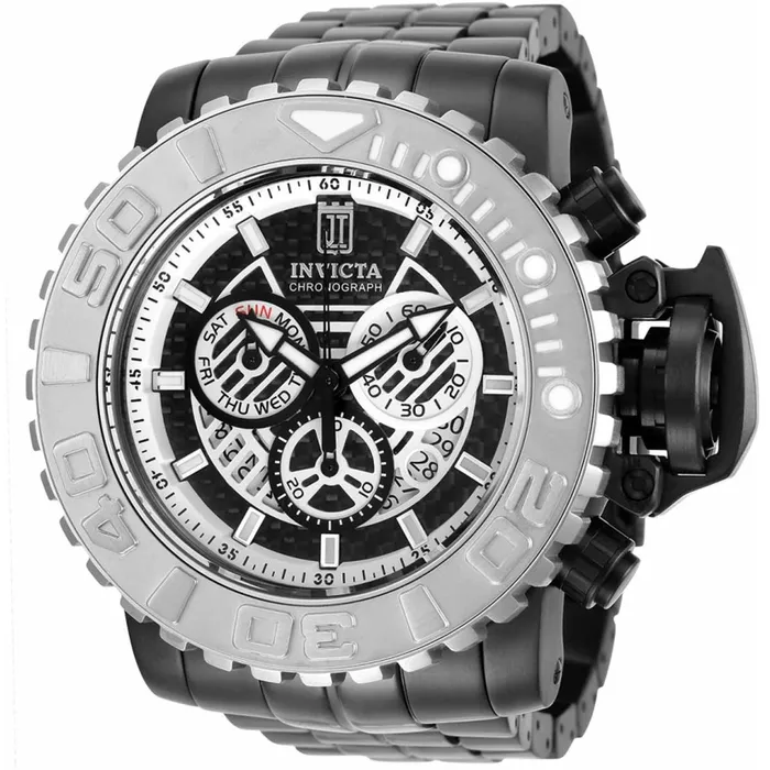 Invicta Bracelets Invicta Mens Chronograph Watch Jason Taylor Black and White Dial Bracelet 33995 Invicta Bracelets Invicta Mens Chronograph Watch Jason Taylor Black and White Dial Bracelet 33995
