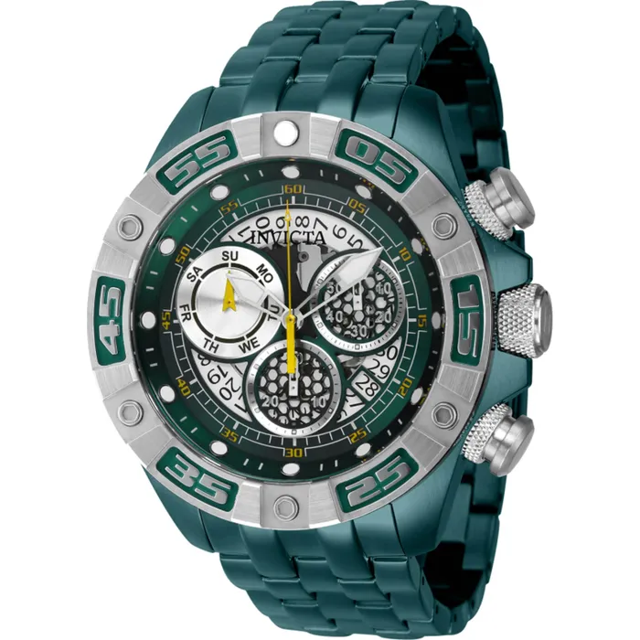 Invicta Bracelets Invicta Mens Watch Coalition Forces Quartz Chronograph Green Steel Bracelet 41672 Invicta Bracelets Invicta Mens Watch Coalition Forces Quartz Chronograph Green Steel Bracelet 41672