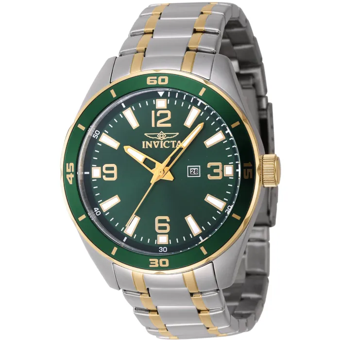 Invicta Bracelets Invicta Mens Watch Pro Diver Quartz Green Dial Two Tone Steel Bracelet 46671 Invicta Bracelets Invicta Mens Watch Pro Diver Quartz Green Dial Two Tone Steel Bracelet 46671