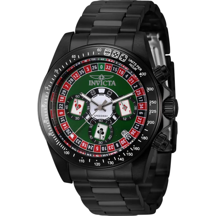 Invicta Bracelets Invicta Mens Watch Speedway Chrono Black Stainless Steel Bracelet Quartz 44645 Invicta Bracelets Invicta Mens Watch Speedway Chrono Black Stainless Steel Bracelet Quartz 44645